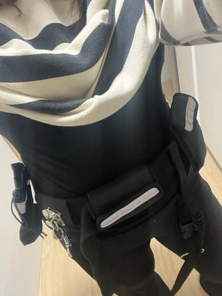 Cinturón ajustable con correa para perro