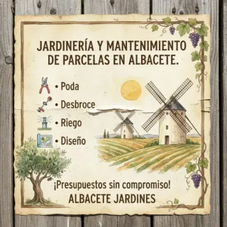 Jardinería y mantenimiento de parcelas en Albacete
