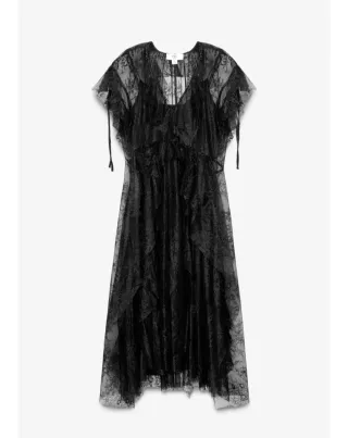 Vestido S midi encaje edición limitada