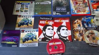 Lee⤵️ 14 videojuegos ps2 y portadas y manuales.