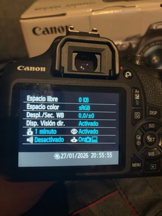 Canon EOS 2000D Kit Cámara Digital