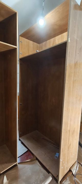 Armario empotrado de madera
