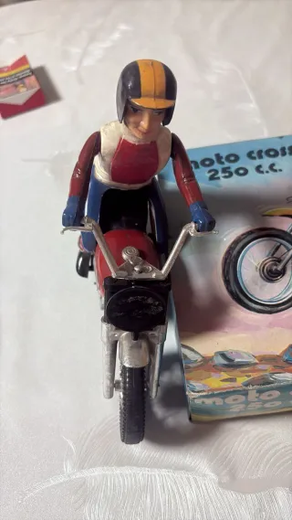 Rara Moto Juguete Antigua Española