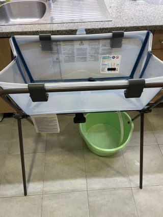 Stokke Bañera Plegable con Soporte y Cuña