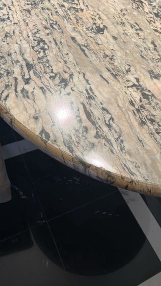 Mesa ovalada de mármol 200x100