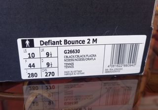 Zapatillas Adidas Hombre Talla 44 Negro Naranja