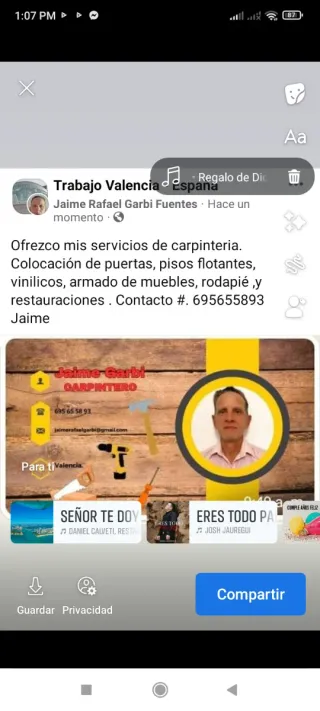 Carpintero profesional