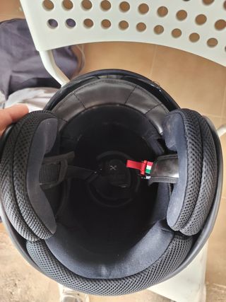 Casco Moto Spitfire Negro Visera