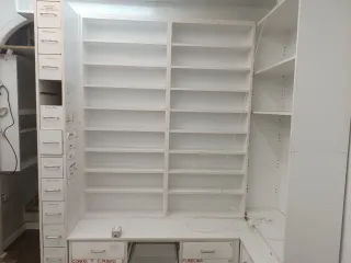 regalo mueble de mercería 4× 1 mt estanterías