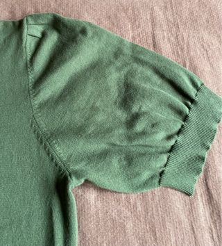 Cárdigan HEMA verde manga corta