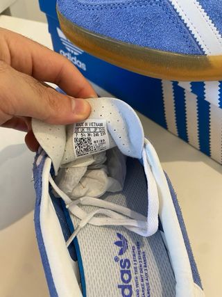 Adidas Gazelle Azul Celeste talla 38 2/3