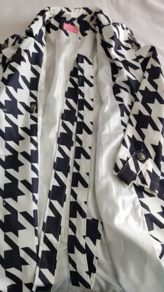 Gabardina forrada con cinturón