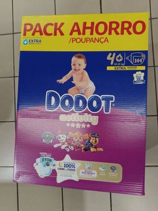 Pañales Dodot Activity T4+ (144uds)