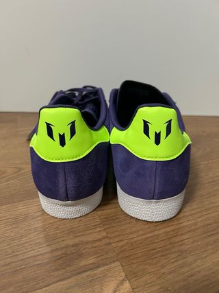 Zapatillas Adidas Messi Morado y Verde