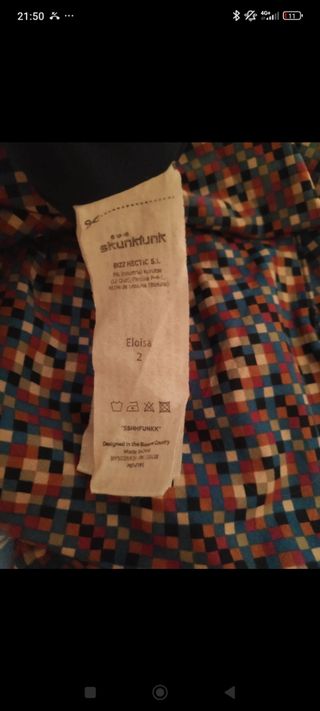 Vestido Skunkfunk tipo globo. Talla S