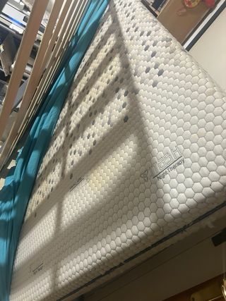 Cama Matrimonio Metal y Madera