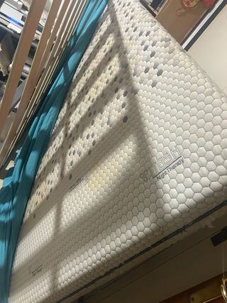 Cama Matrimonio Metal y Madera