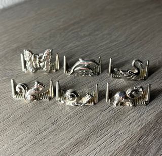 Segnaposto Argento Miniatura Animali