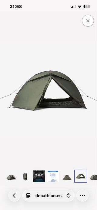 Tienda de campaña Forclaz MT500 2 personas