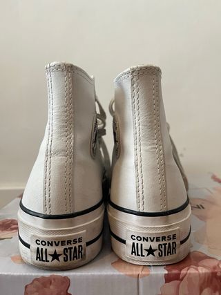 Converse Cuero Plataforma Talla 36