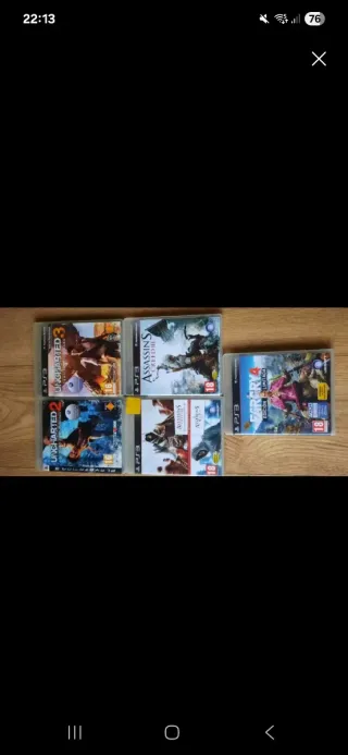 Lote 5 Juegos PS3: Uncharted, Assassin's, Far Cry