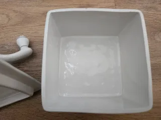 Macina caffè porcellana bianca e blu