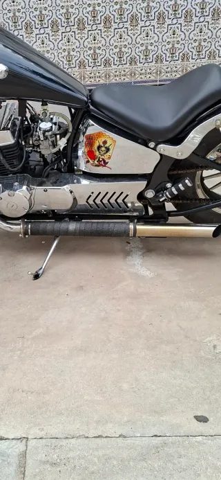 Cola de escape libre Daytona 125cc