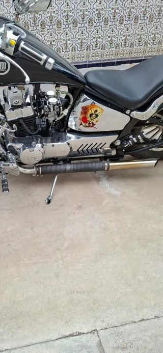 Cola de escape libre Daytona 125cc