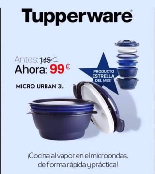 Tupperware Micro Urban 3L