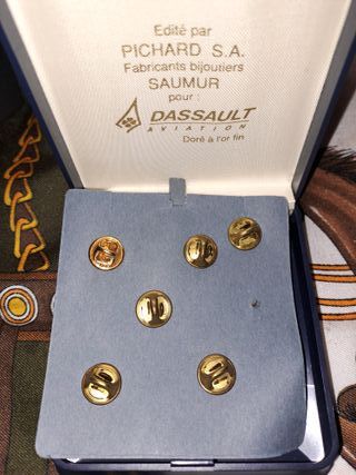Set 6 Pins Lujo Dassault Aviation Pichard