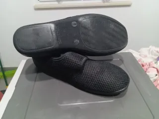 Scarpe donna nere chiusura velcro