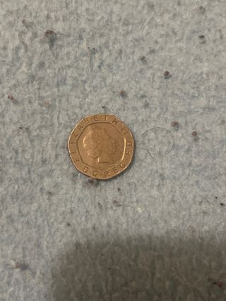 Moneda de 20 peniques Isabel II