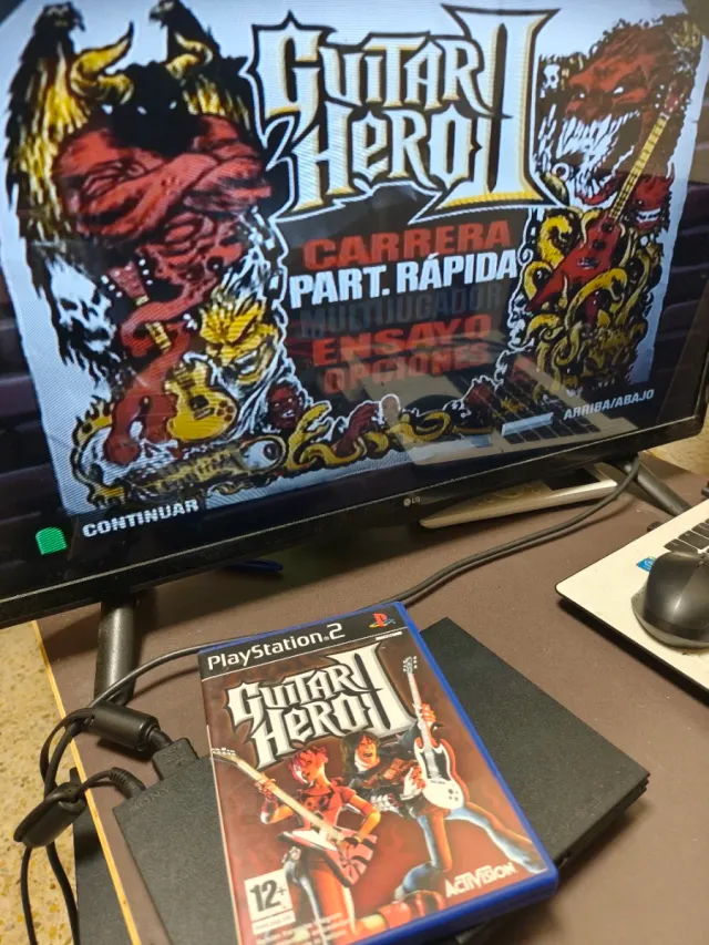 Pacchetto Guitar Hero. PlayStation 2.