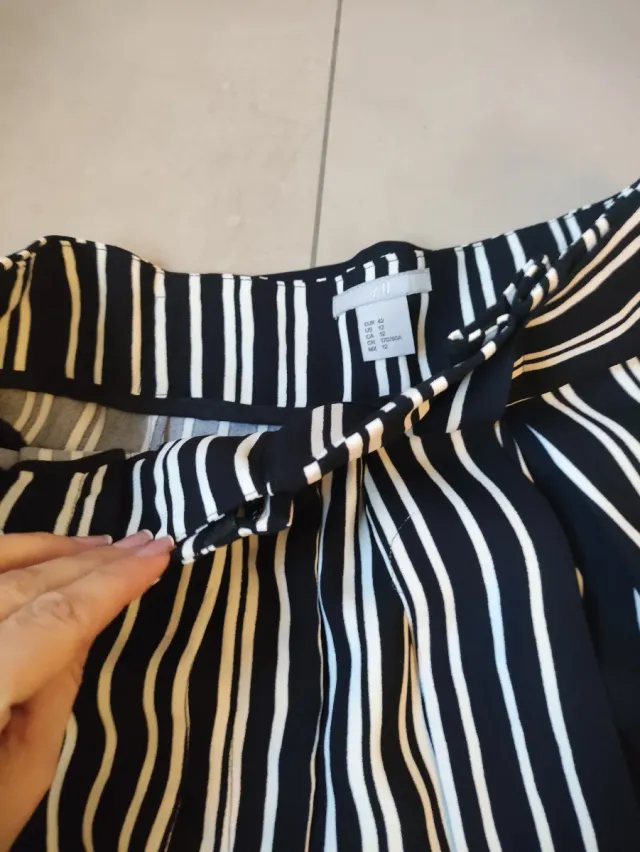 Pantalones cortos H&M rayas mujer XL