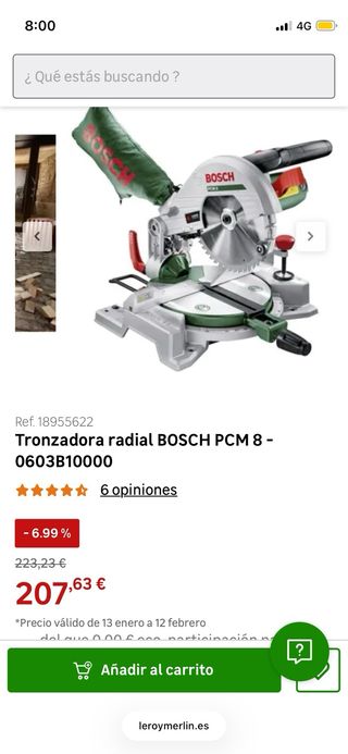Ingletadora Bosch PCM 8
