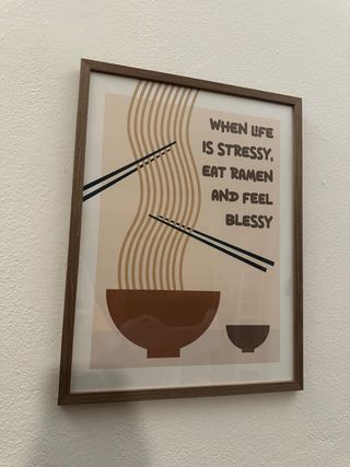 Cornice con illustrazione Ramen