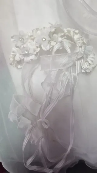 Traje de comunión niña Carla blanco