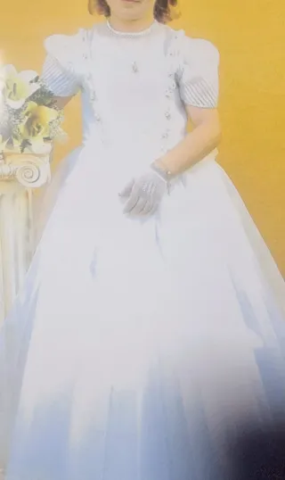 Traje de comunión niña Carla blanco