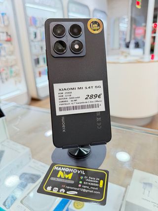 Xiaomi 14T 5G 256GB Negro