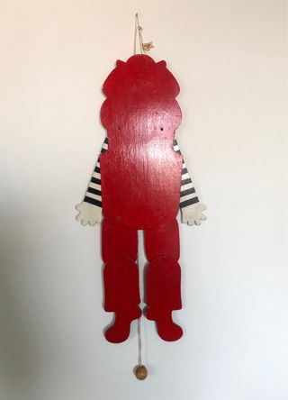 Pagliaccio mobile vintage in legno Sevi