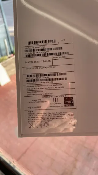 MacBook Air 13 M1 Gris Espacial Precintado