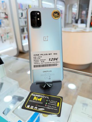 OnePlus 8T 5G Plata 128GB 8GB RAM