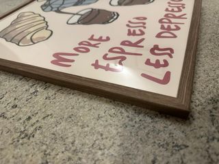 Cornice con illustrazione More Espresso