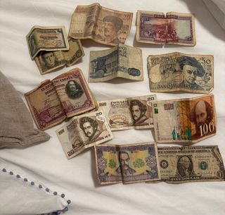 Colección de billetes antiguos internacionales
