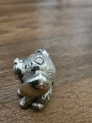 Cane miniatura argento