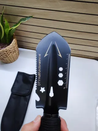 Pala de mochila ultraligera negra