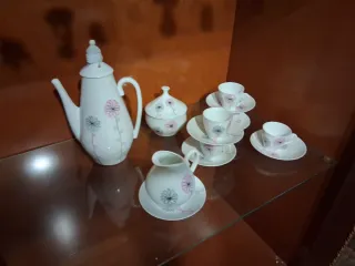 Juego Cafetera Tazas Porcelana etc