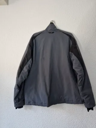 Chaqueta Columbia con forro Talla M-L Gris Negra