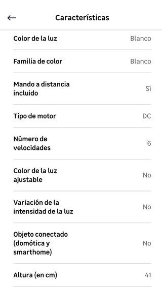 Ventilador de techo fácil instalación