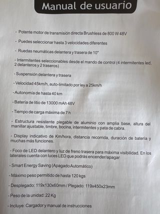 Patinete Eléctrico B-Mov 4 pro